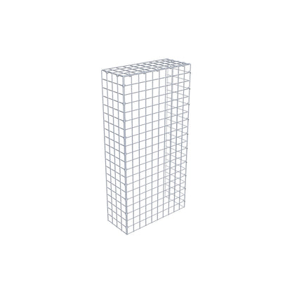 Gabião Tipo 4 100 cm x 20 cm x 50 cm (C x A x P), malhagem 5 cm x 5 cm, anel C