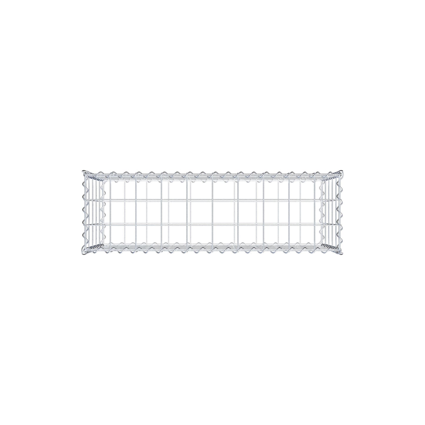 Set di 2 gabbioni 100 cm x 50 cm x 30 cm (L x A x P), maglia 10 x 10 cm, spirale