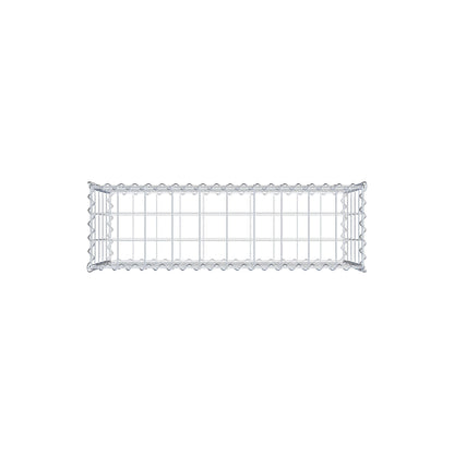 Set di 2 gabbioni 100 cm x 50 cm x 30 cm (L x A x P), maglia 10 x 10 cm, spirale