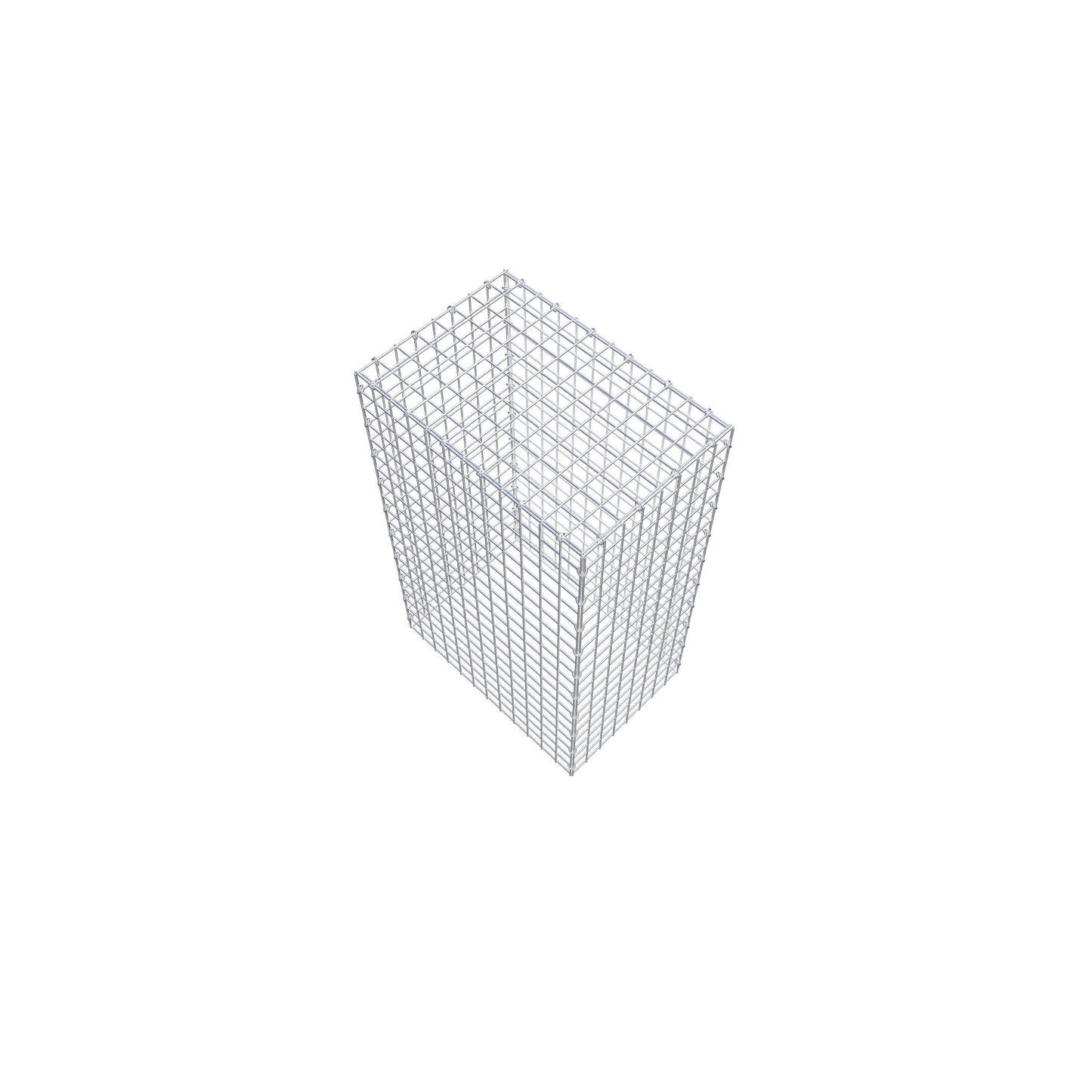 Gavión complementario de tipo 3 100 cm x 60 cm x 40 cm (L x A x P), malla 5 cm x 5 cm, anillo en C