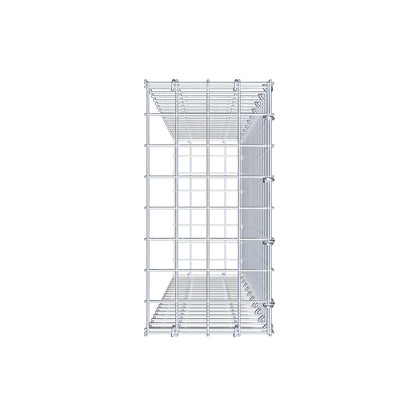 Fourche rapportée type 2 100 cm x 20 cm x 40 cm (L x H x P), mailles 5 cm x 5 cm, anneau C