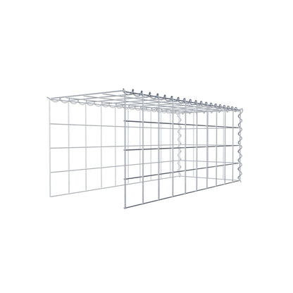 Add-on schanskorf type 4 100 cm x 40 cm x 40 cm (L x H x D), maaswijdte 10 cm x 10 cm, spiraal