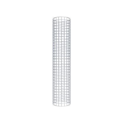 Colonne de gabion ronde 32 cm de diamètre, 160 cm de hauteur, maille 5 cm x 5 cm