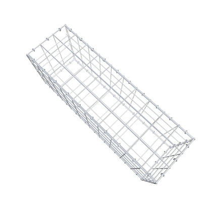 Gavión 100 cm x 40 cm x 30 cm (L x A x P), malla 10 cm x 10 cm, anillo en C