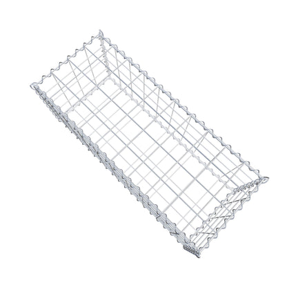 Gabião 100 cm x 40 cm x 40 cm (C x A x P), malhagem 10 cm x 10 cm, espiral