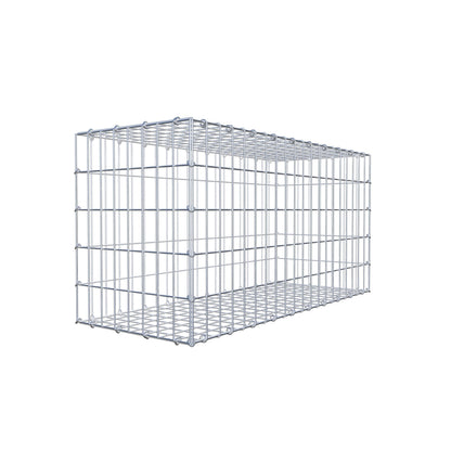 Gavión 100 cm x 50 cm x 40 cm (L x A x P), luz de malla 5 cm x 10 cm, anillo en C