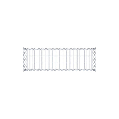 Gabião 100 cm x 20 cm x 30 cm (C x A x P), malhagem 5 cm x 10 cm, espiral