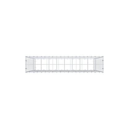 Gabion 100 cm x 100 cm x 20 cm (L x H x D), maskestørrelse 10 cm x 10 cm, C-ring