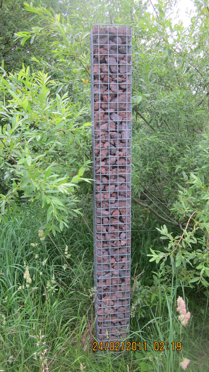 Colonne de gabion 17 x 17 cm, MW 5 x 5 cm carré