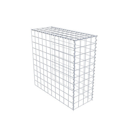 Gabião tipo 4 100 cm x 100 cm x 40 cm (C x A x P), malhagem 10 cm x 10 cm, espiral
