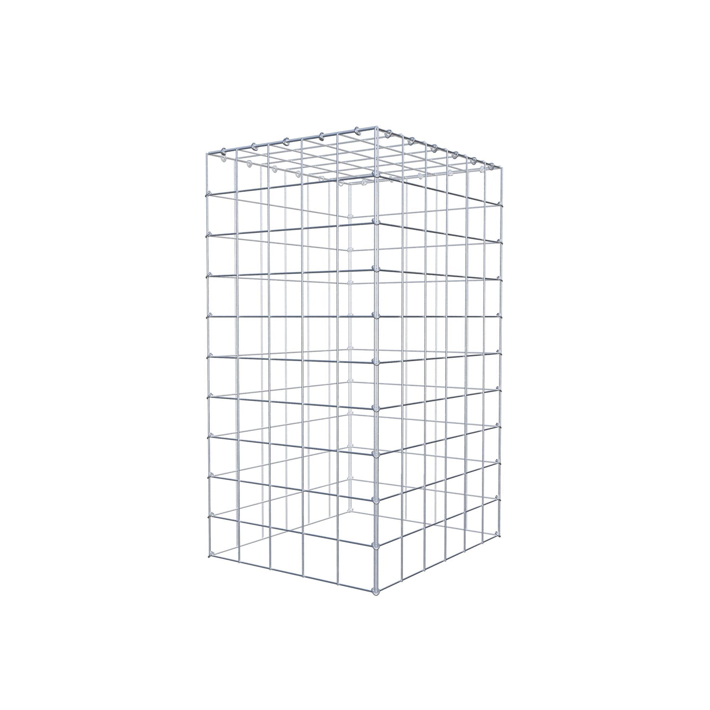 Gabbione aggiuntivo di tipo 3 100 cm x 60 cm x 50 cm (L x A x P), maglia 10 cm x 10 cm, anello a C
