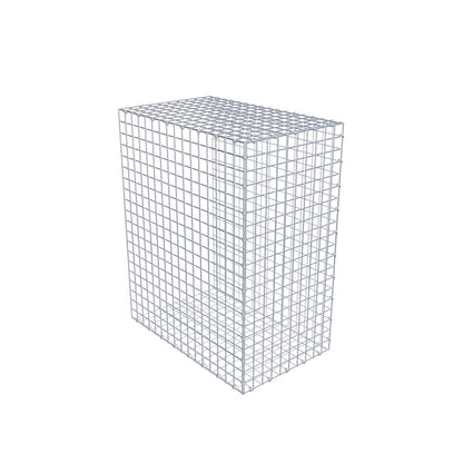 Opbouw schanskorf type 2 100 cm x 80 cm x 50 cm (L x H x D), maaswijdte 5 cm x 5 cm, C-ring