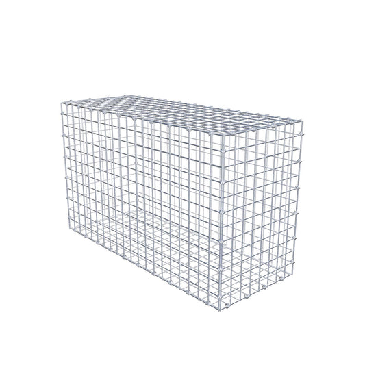 Gabione 100 cm x 60 cm x 40 cm (L x H x T), Maschenweite 5 x 5 cm, Spiralring
