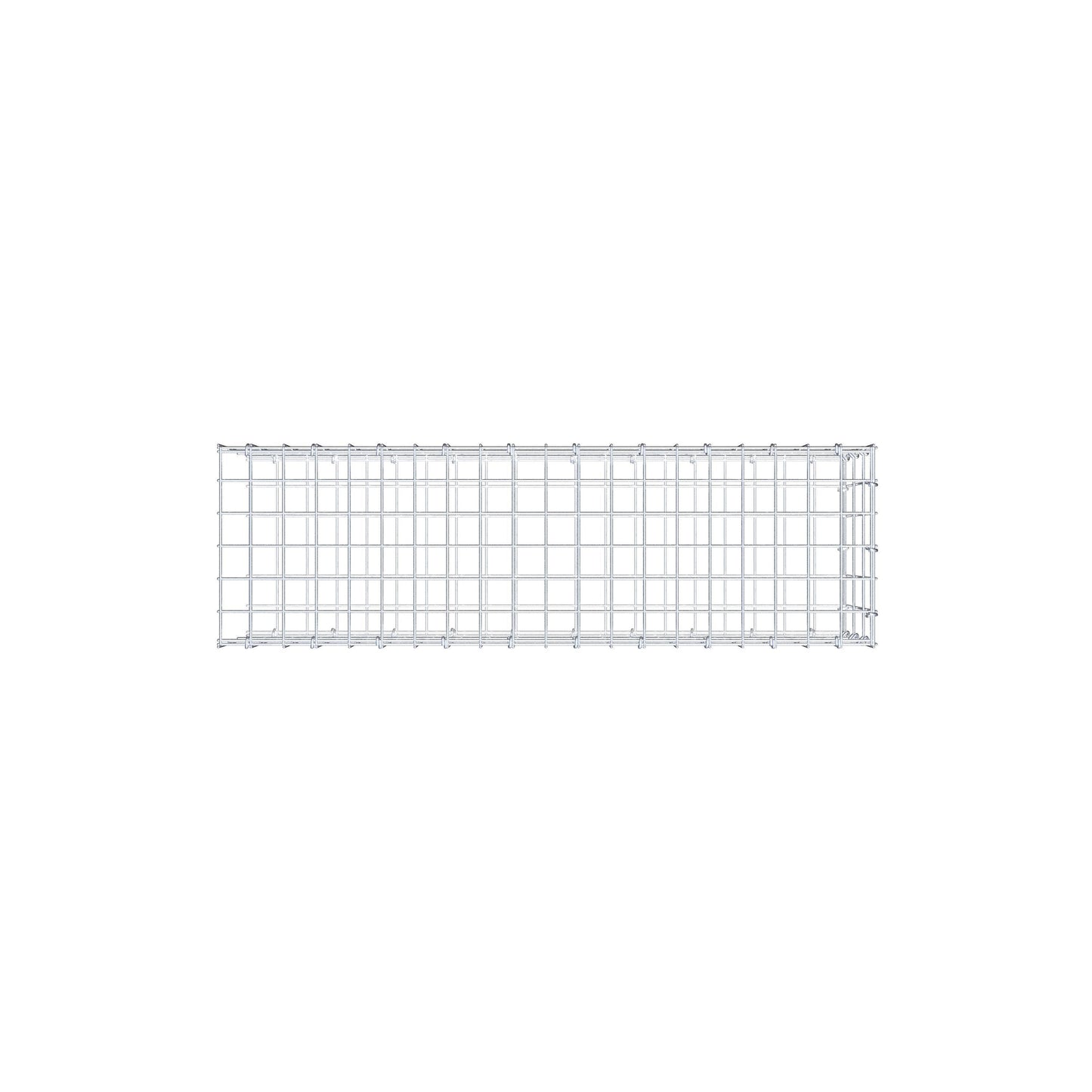 Add-on schanskorf type 2 100 cm x 30 cm x 30 cm, maaswijdte 5 cm x 10 cm, C-ring