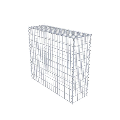 Anbaugabione Typ 3 100 cm x 90 cm x 30 cm (L x H x T), Maschenweite 5 cm x 10 cm, Spirale