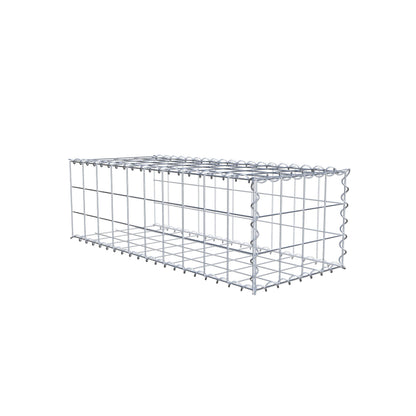 Gabião tipo 2 100 cm x 30 cm x 40 cm (C x A x P), malhagem 10 cm x 10 cm, espiral