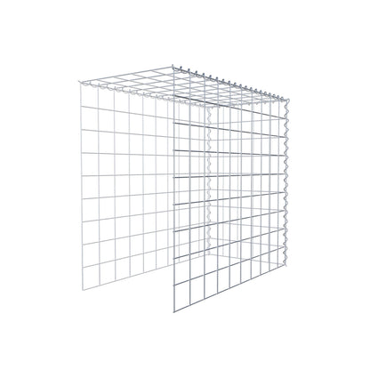 Anbaugabione Typ 4 100 cm x 90 cm x 50 cm (L x H x T), Maschenweite 10 cm x 10 cm, Spirale