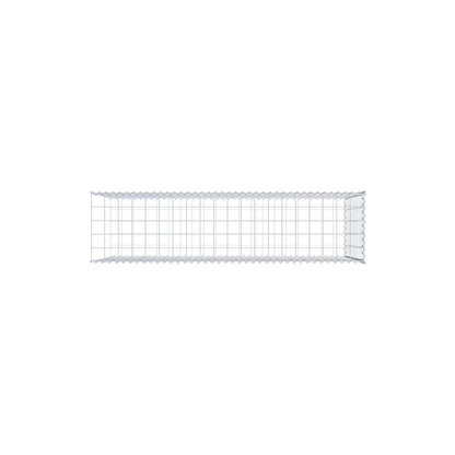 Anbaugabione Typ 2 200 cm x 100 cm x 50 cm (L x H x T), Maschenweite 10 cm x 10 cm, Spirale