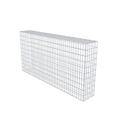 Gabião 200 cm x 100 cm x 30 cm (C x A x P), malhagem 5 x 10 cm, anel espiral