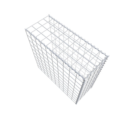 Gabião tipo 4 100 cm x 100 cm x 40 cm (C x A x P), malhagem 10 cm x 10 cm, espiral