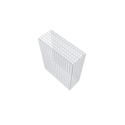 Gabião Tipo 4 100 cm x 80 cm x 30 cm (C x A x P), malhagem 5 cm x 5 cm, anel C