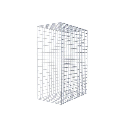 Monteret gabion type 2 100 cm x 70 cm x 40 cm (L x H x D), maskestørrelse 5 cm x 5 cm, C-ring