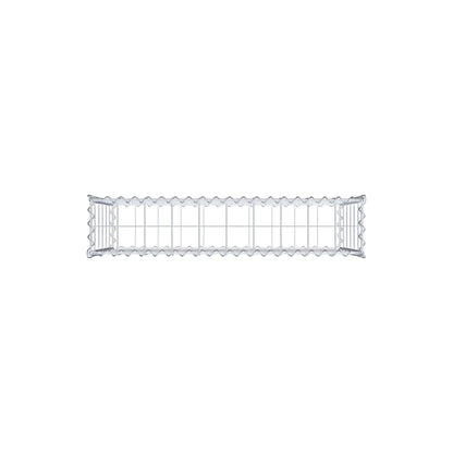 Gabion 100 cm x 60 cm x 20 cm (L x H x D), maskstorlek 10 cm x 10 cm, spiral