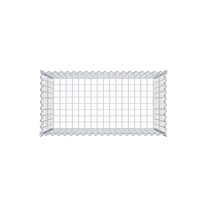 Gavión complementario tipo 3 100 cm x 70 cm x 50 cm (L x A x P), malla 5 cm x 10 cm, espiral