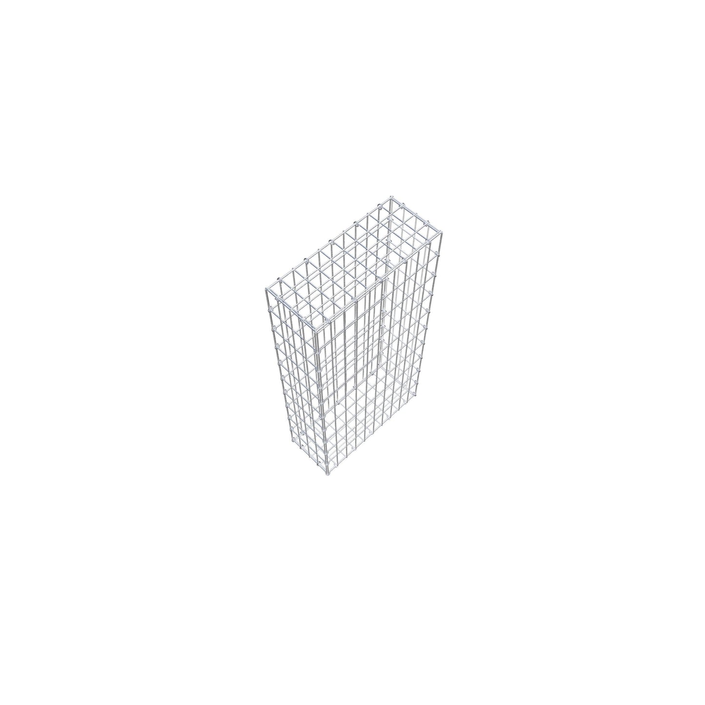 Gabião 100 cm x 20 cm x 50 cm (C x A x P), malhagem 5 cm x 10 cm, anel C