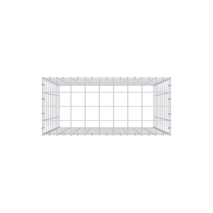 Anbaugabione Typ 3 100 cm x 90 cm x 40 cm (L x H x T), Maschenweite 10 cm x 10 cm, C-Ring