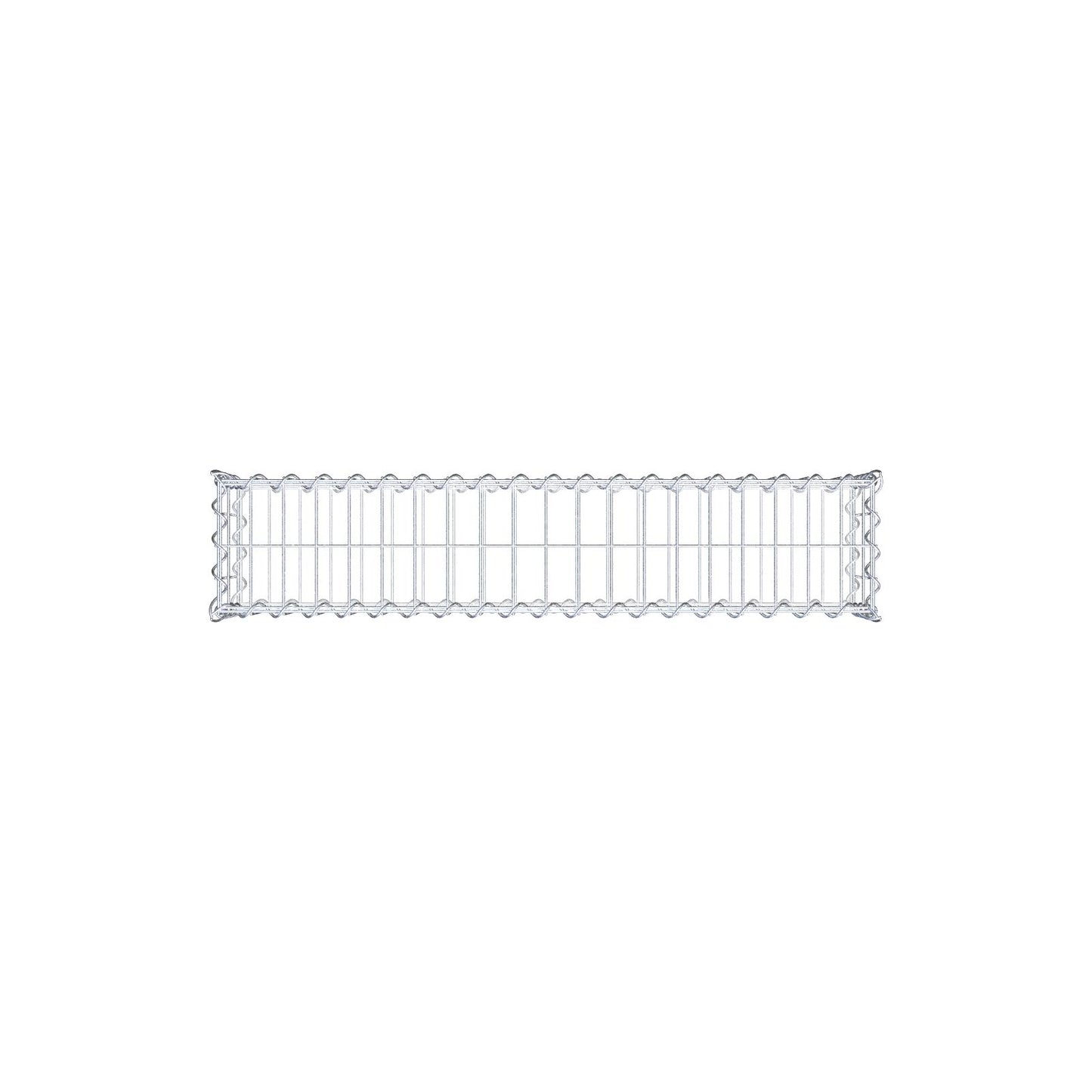 Gabion 100 cm x 20 cm x 20 cm (L x H x D), mesh size 5 cm x 10 cm, spiral