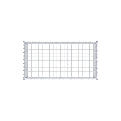 Grown-on gabion type 3 100 cm x 30 cm x 50 cm (L x H x D), mesh size 5 cm x 5 cm, spiral