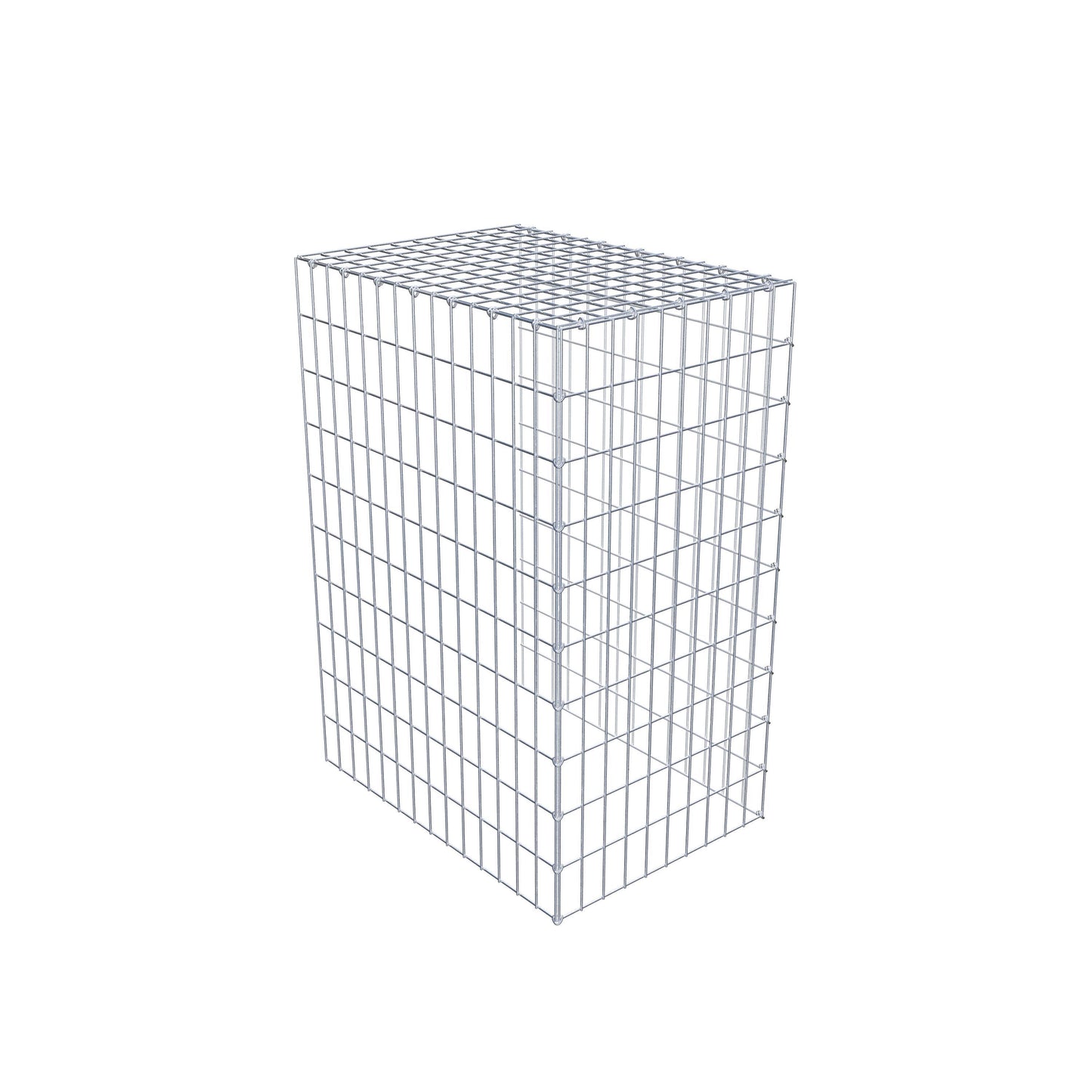 Gabião tipo 4 100 cm x 70 cm x 50 cm (C x A x P), malhagem 5 cm x 10 cm, anel C