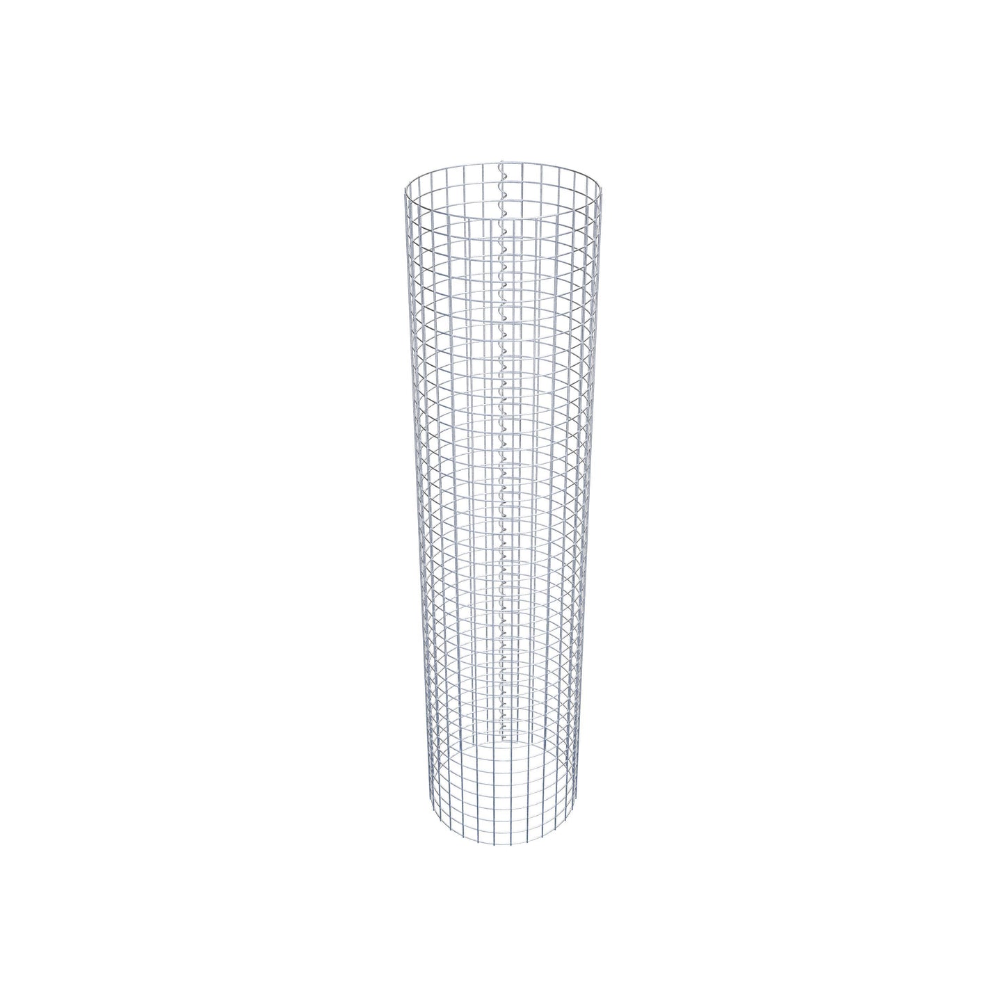 Coluna de gabião redonda 47 cm de diâmetro, 200 cm de altura, malhagem 5 cm x 5 cm