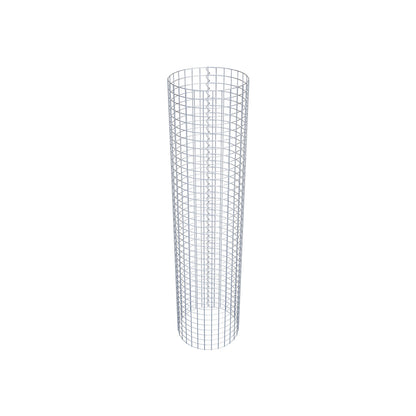 Coluna de gabião redonda 47 cm de diâmetro, 200 cm de altura, malhagem 5 cm x 5 cm