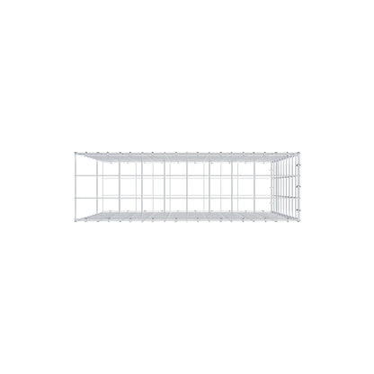 Extra gabion typ 2 100 cm x 100 cm x 30 cm (L x H x D), maskstorlek 10 cm x 10 cm, C-ring