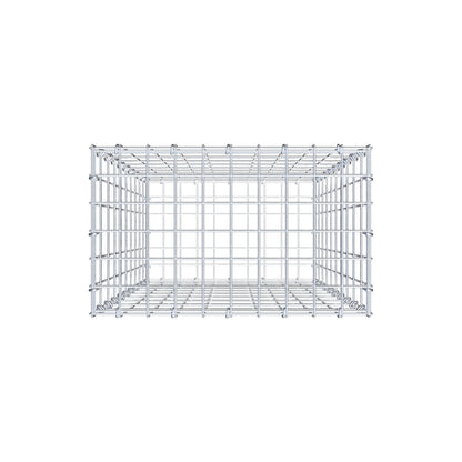 Gabione 100 cm x 50 cm x 30 cm (L x H x T), Maschenweite 5 cm x 10 cm, C-Ring