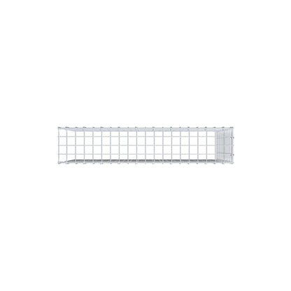 Opzetpaal type 4 100 cm x 70 cm x 20 cm (L x H x D), maaswijdte 5 cm x 5 cm, C-ring