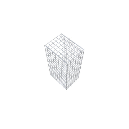 Fourche rapportée type 2 80 cm x 40 cm x 30 cm (L x H x P), mailles 5 cm x 5 cm, anneau C