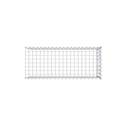 Gabião tipo 4 100 cm x 40 cm x 40 cm (C x A x P), malhagem 5 cm x 10 cm, espiral