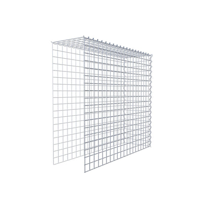Påväxt gabion typ 4 100 cm x 90 cm x 30 cm (L x H x D), maskstorlek 5 cm x 5 cm, spiral