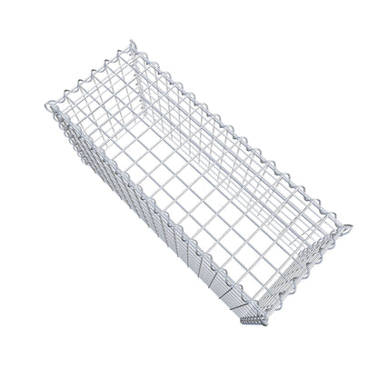 Gabbione aggiuntivo tipo 3 80 cm x 40 cm x 30 cm (L x H x P), dimensione maglia 5 cm x 5 cm, a spirale