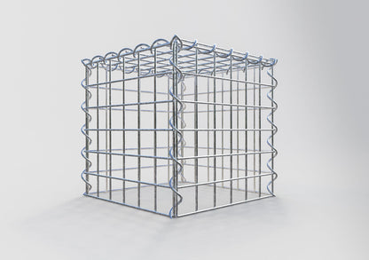 Add-on schanskorf type 3 30 cm x 30 cm x 30 cm (L x H x D), maaswijdte 5 cm x 5 cm, spiraalvormig