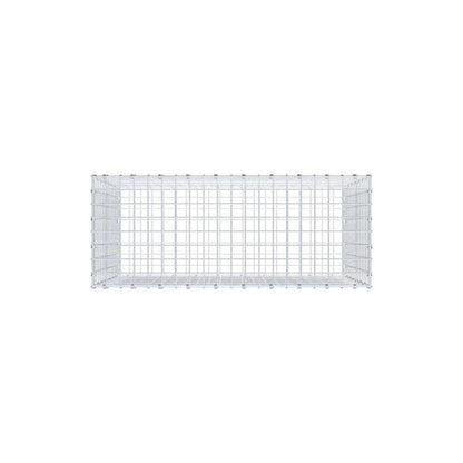 Gabione 100 cm x 70 cm x 40 cm (L x H x T), Maschenweite 5 x 5 cm, Spiralring