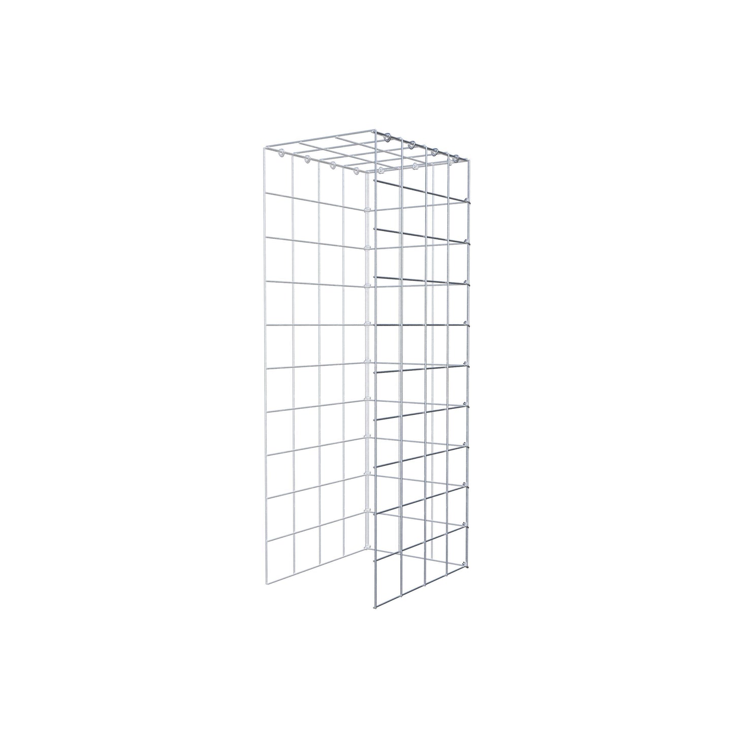 Gabião Tipo 4 100 cm x 40 cm x 30 cm (C x A x P), malhagem 10 cm x 10 cm, anel C