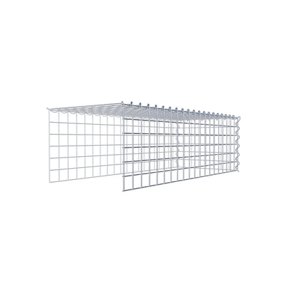 Gabião tipo 4 100 cm x 30 cm x 40 cm (C x A x P), malhagem 5 cm x 5 cm, espiral