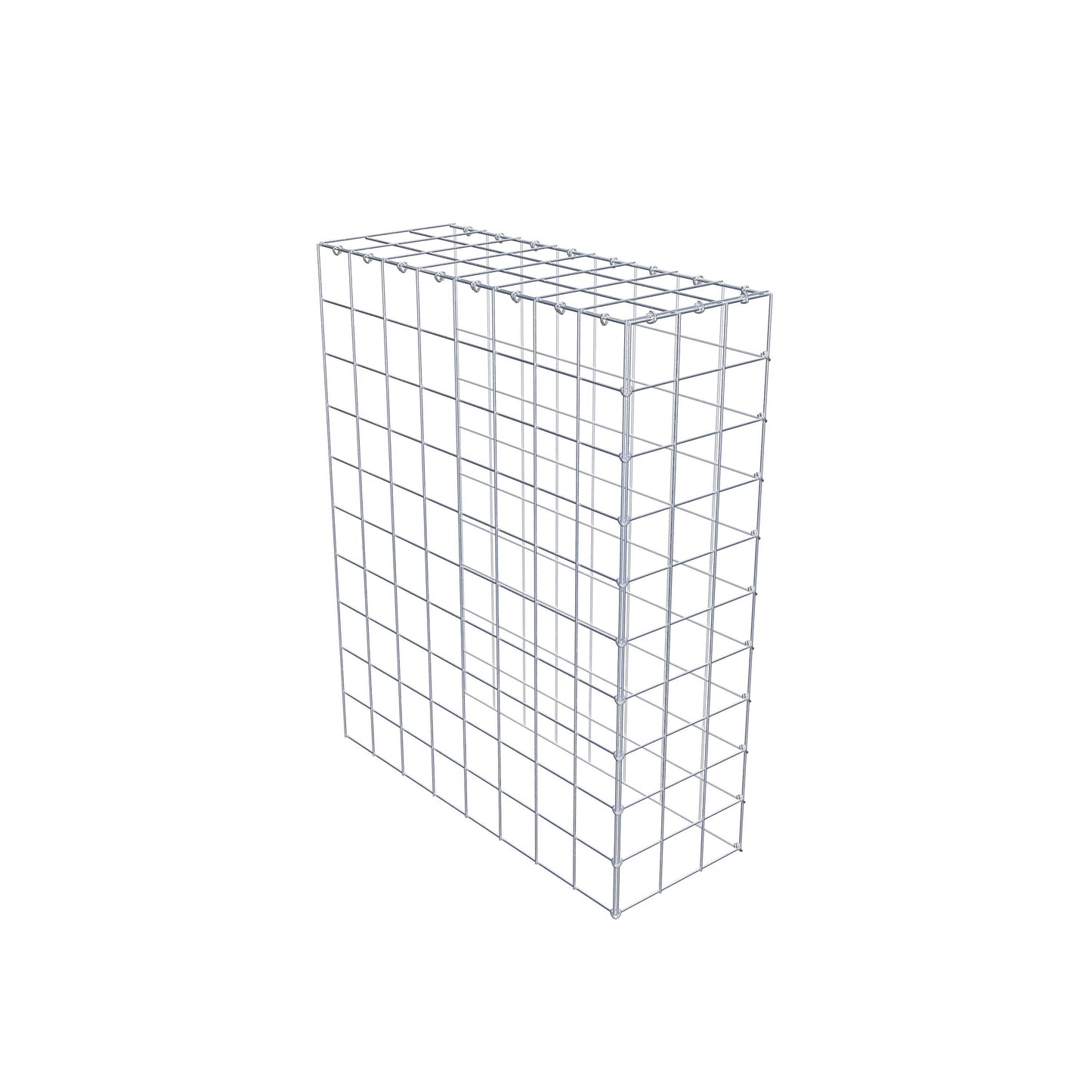 Gabião Tipo 4 100 cm x 80 cm x 30 cm (C x A x P), malhagem 10 cm x 10 cm, anel C