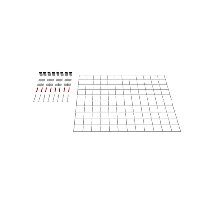 Traliccio decorativo (incl. materiale di montaggio) Dimensioni della rete 5 x 5 cm
