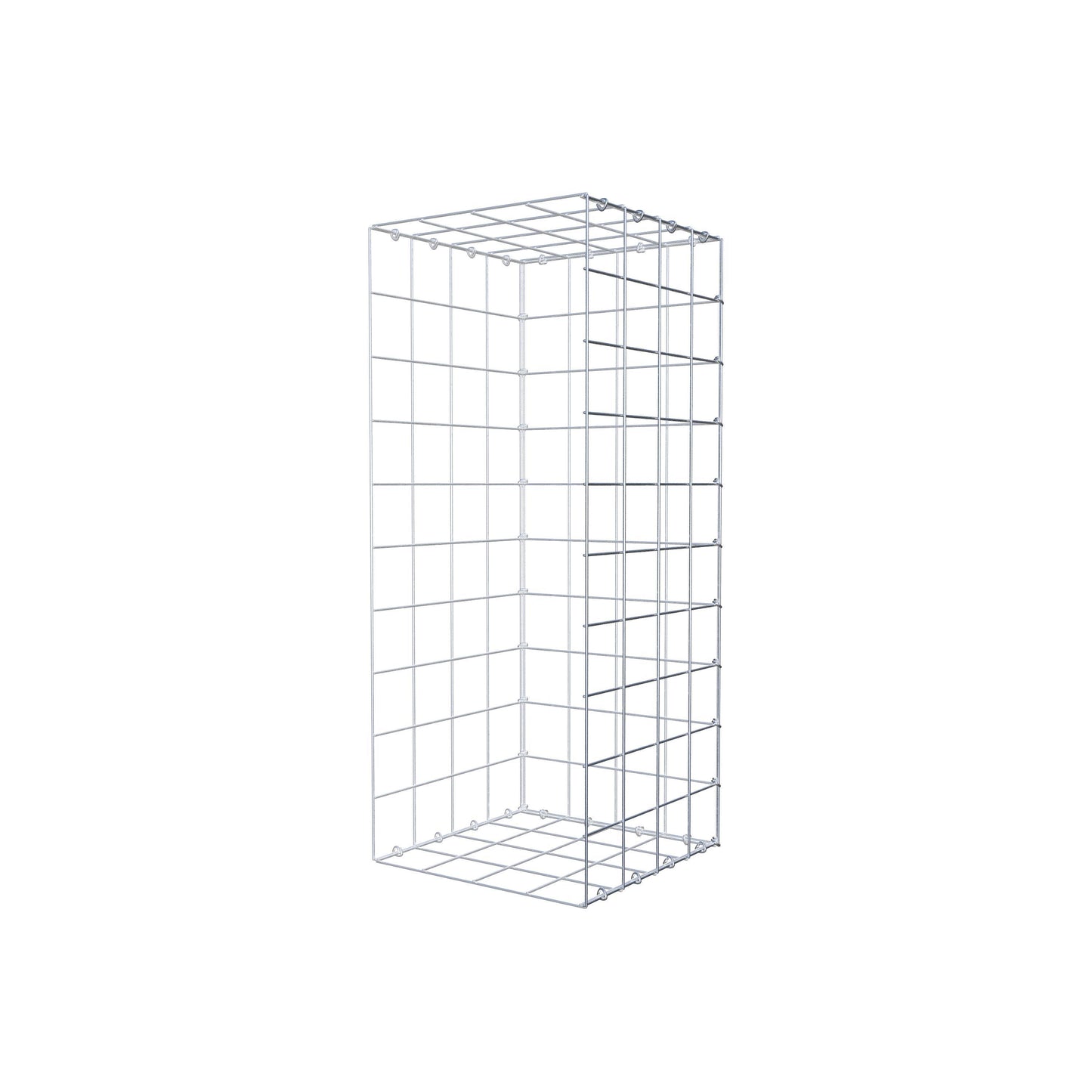 Anbaugabione Typ 2 100 cm x 40 cm x 40 cm (L x H x T), Maschenweite 10 cm x 10 cm, C-Ring