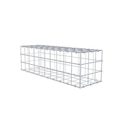 Gabião 100 cm x 30 cm x 30 cm (C x A x P), malhagem 10 x 10 cm, anel espiral